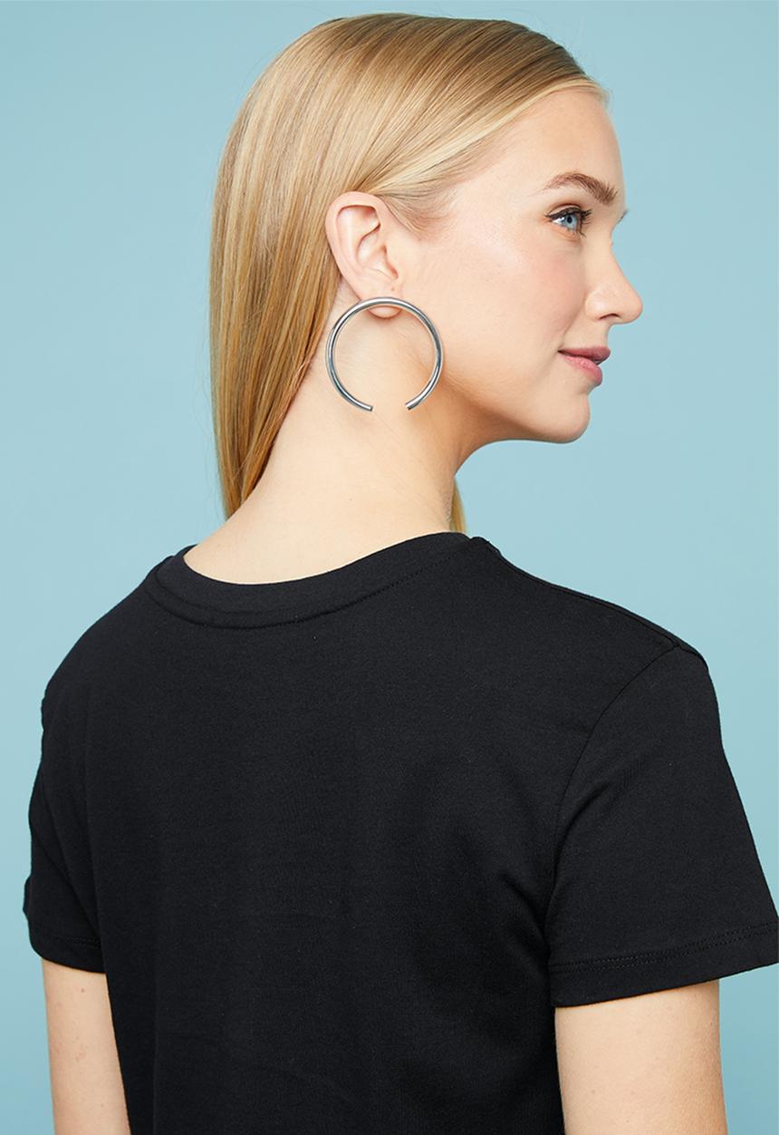 Superbalist - Placement printed tee - black