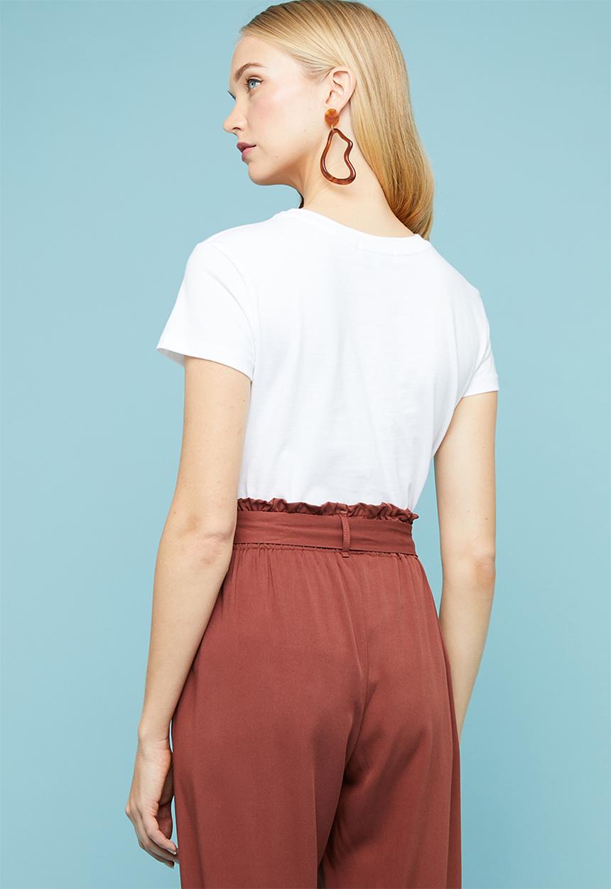 Superbalist - Placement printed tee - white