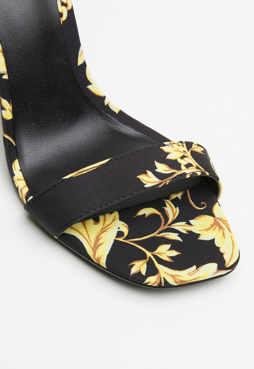 Call It Spring - Bombshell heel - black & yellow