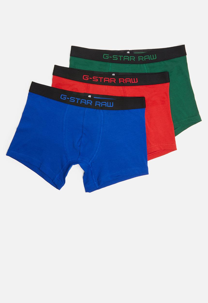 G-STAR - 3 Pack tach trunks - multi