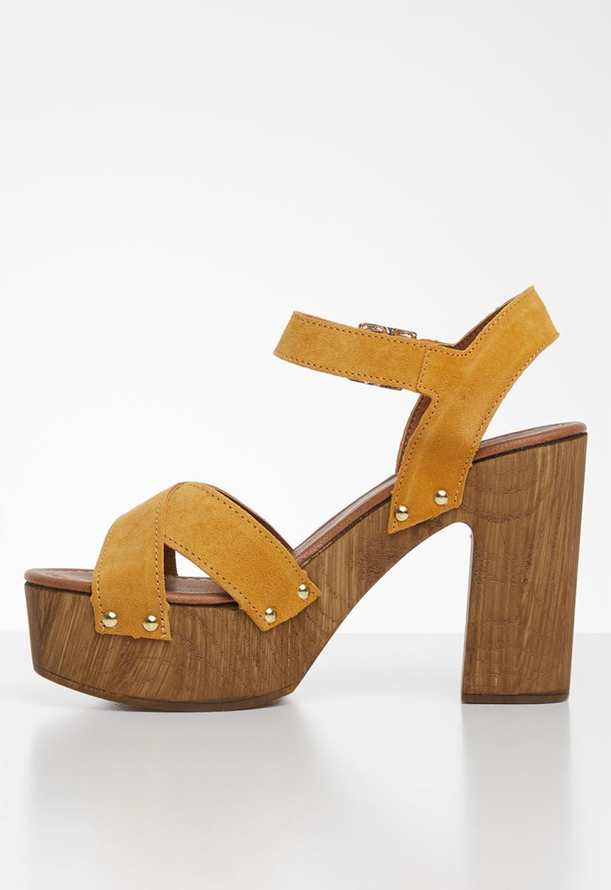 ALDO - Deleniel suede heel - yellow
