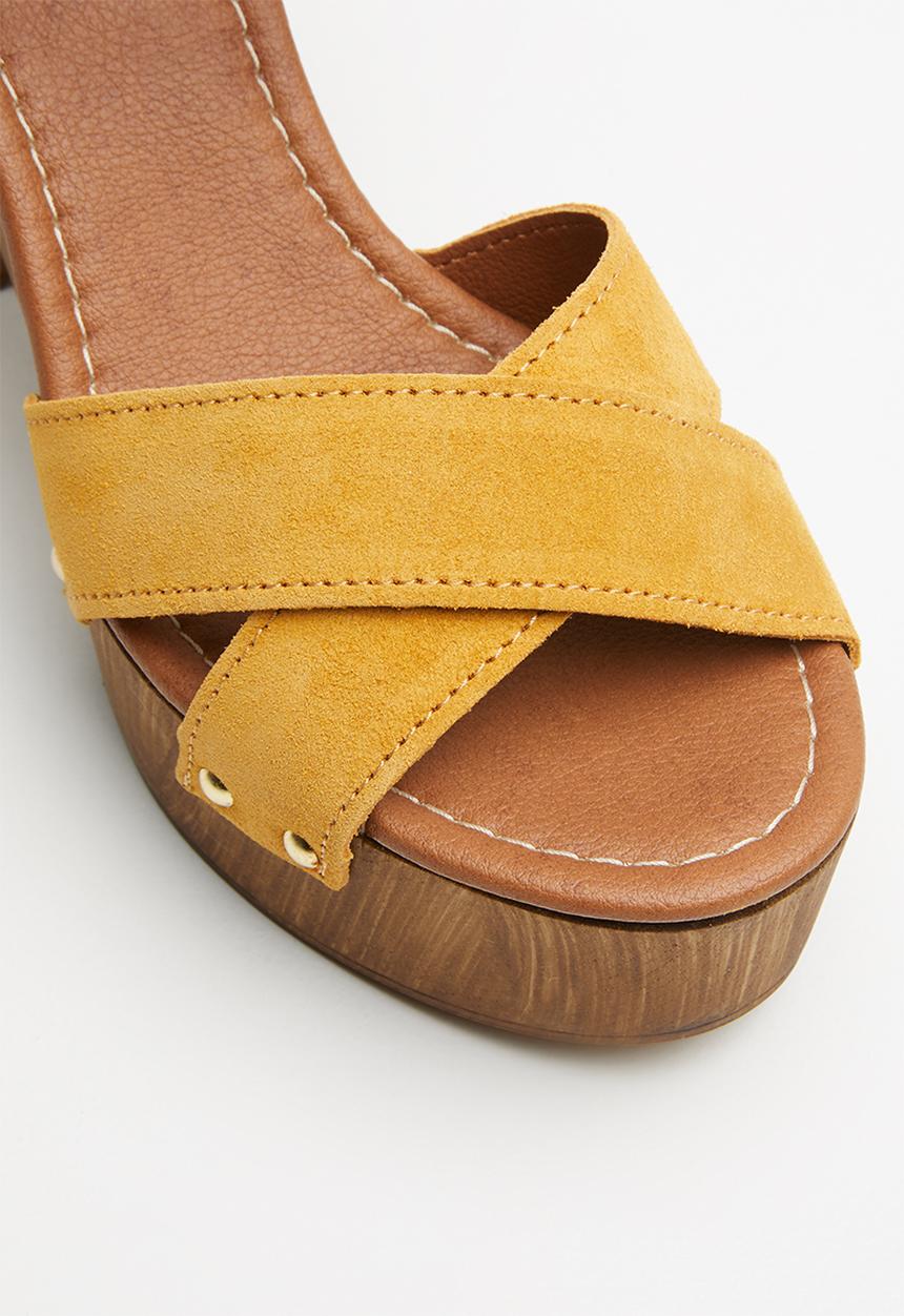 ALDO - Deleniel suede heel - yellow