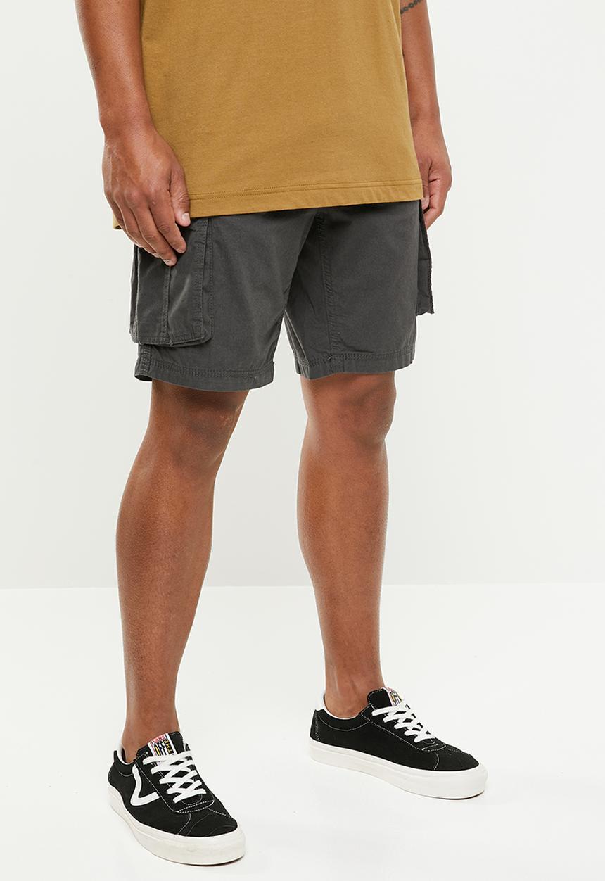 Brave Soul - Riverwop Cargo shorts - charcoal