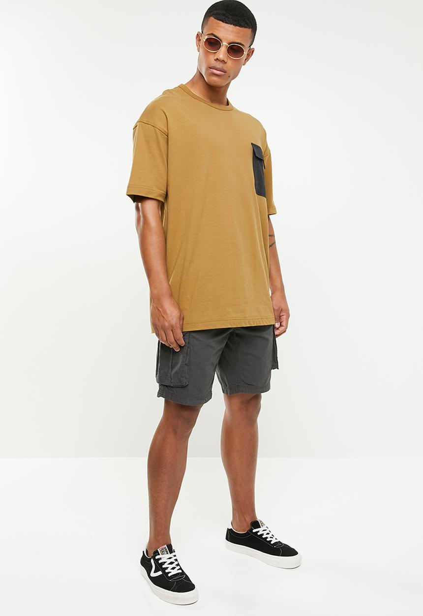 Brave Soul - Riverwop Cargo shorts - charcoal
