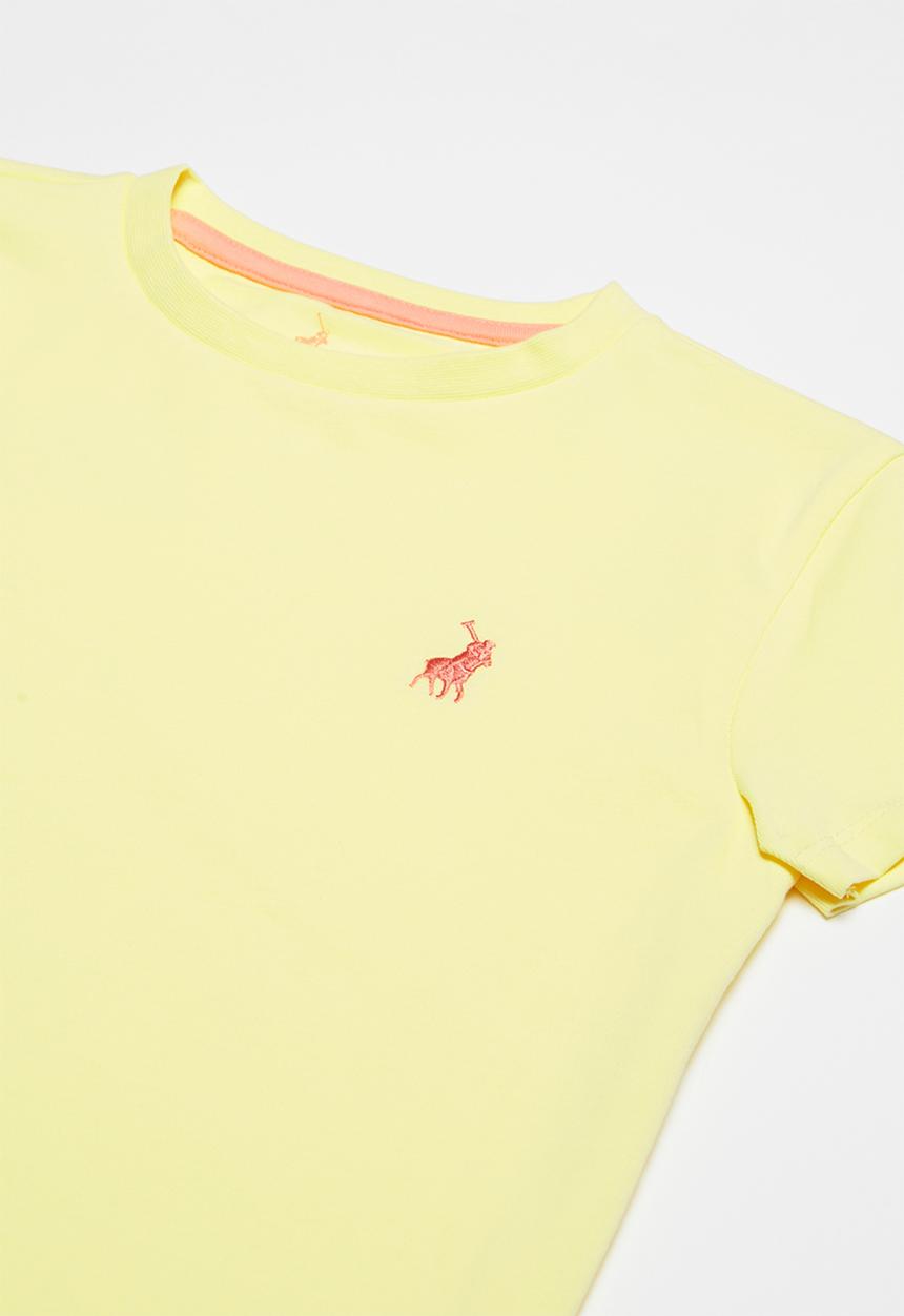 POLO - Kelly short sleeve tee - yellow