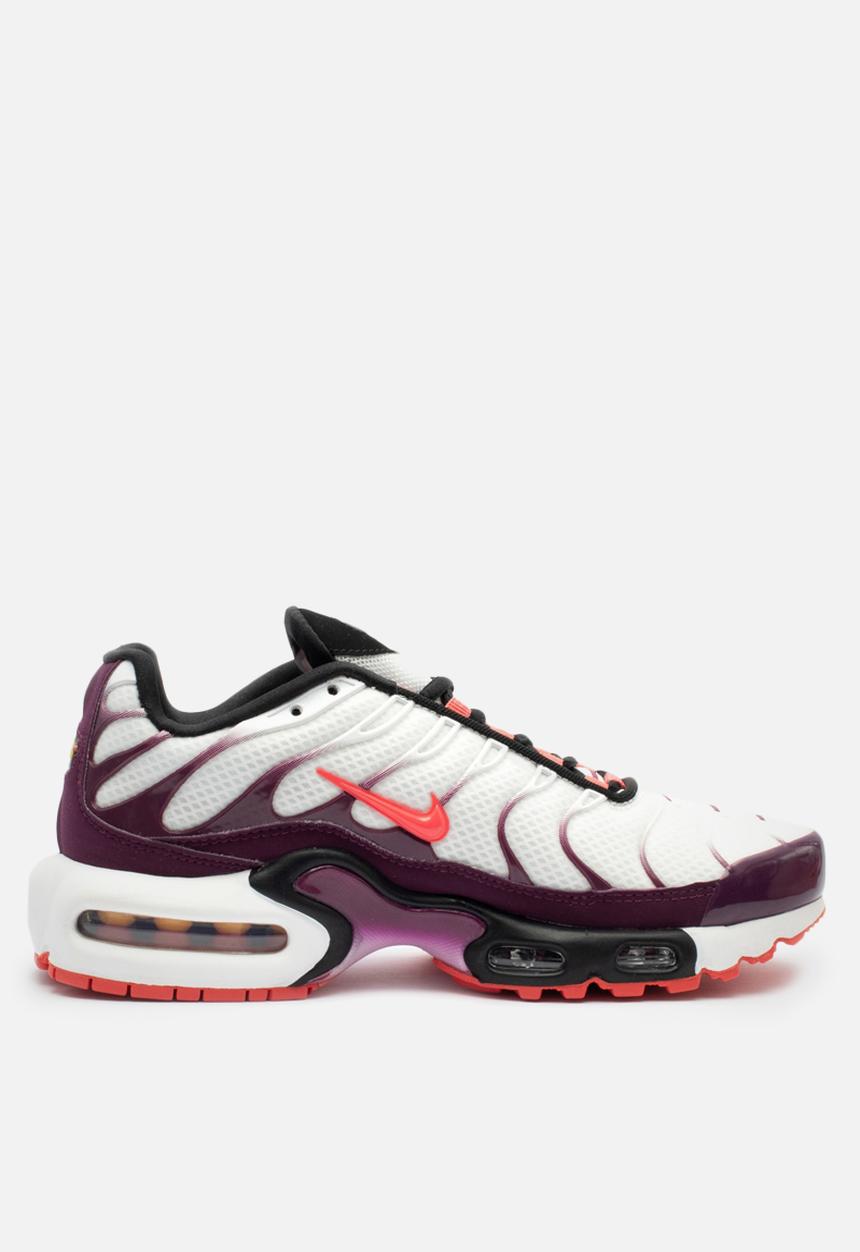 Nike - Air Max Plus - white/ember glow-bordeaux