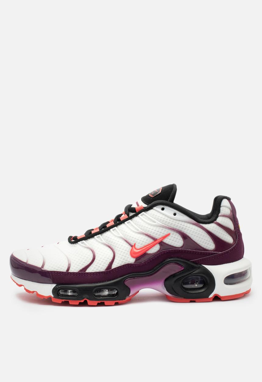 Nike - Air Max Plus - white/ember glow-bordeaux