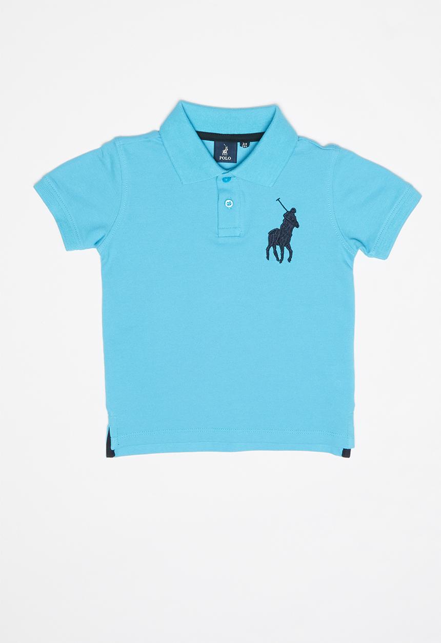 POLO - Boys austin short sleeve golfer - blue