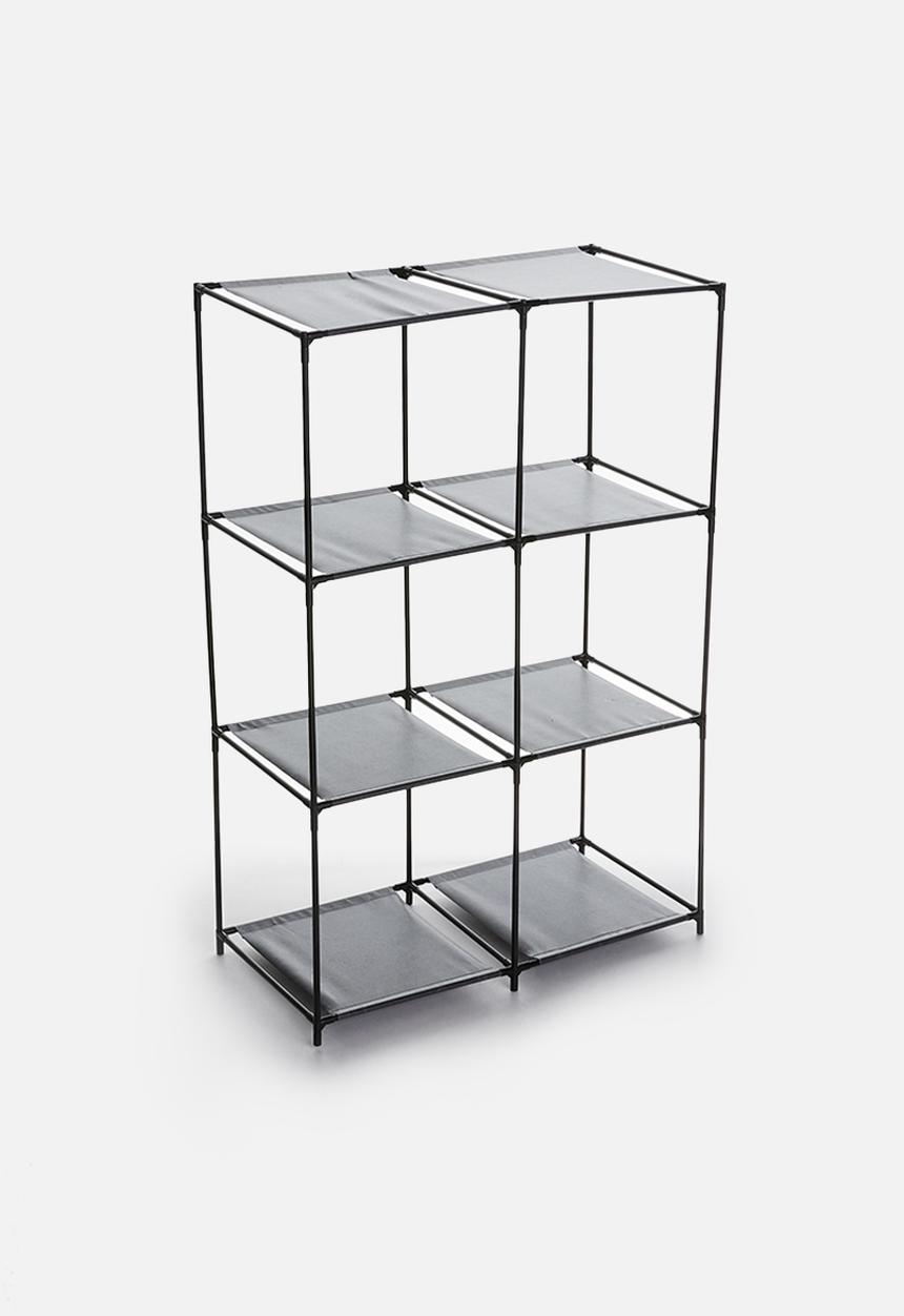 Storage Solutions - Double storage shelf - black
