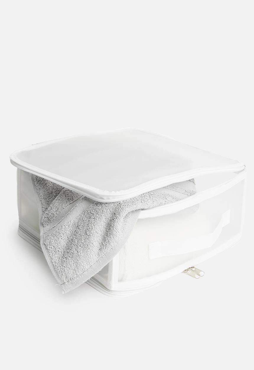 Storage Solutions - Zipper storage box small - white