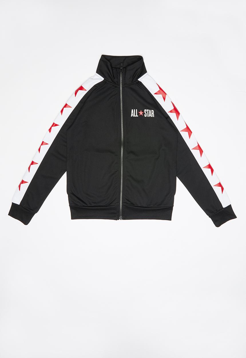 Converse - Converse All Star tricot track jacket - black