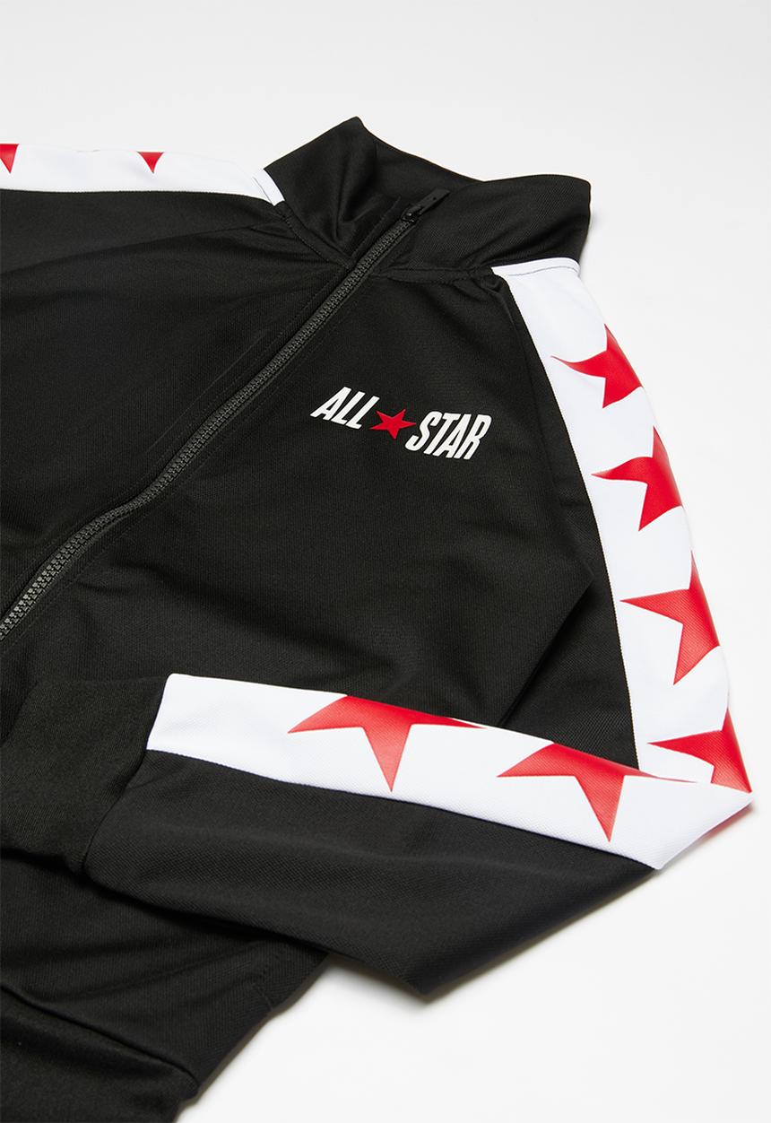 Converse - Converse All Star tricot track jacket - black