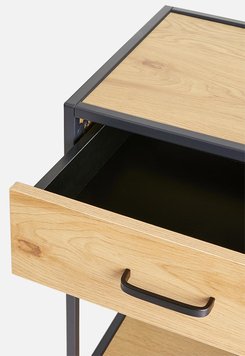 Sixth Floor - Seaford 1-drawer bedside table - natural