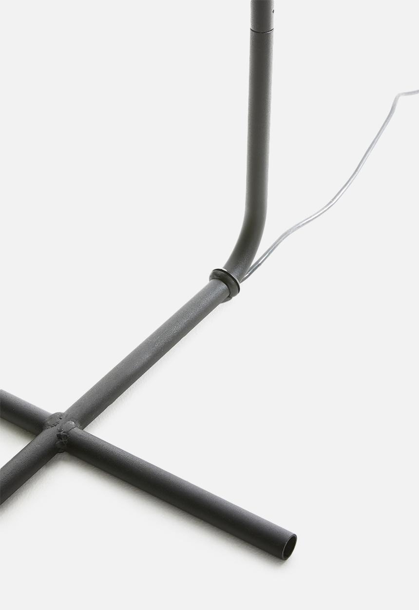 Emerging Creatives - Xo standing lamp - black & grey 