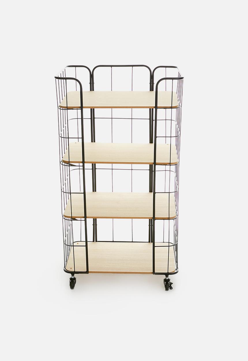 H&S - Metal display rack - black