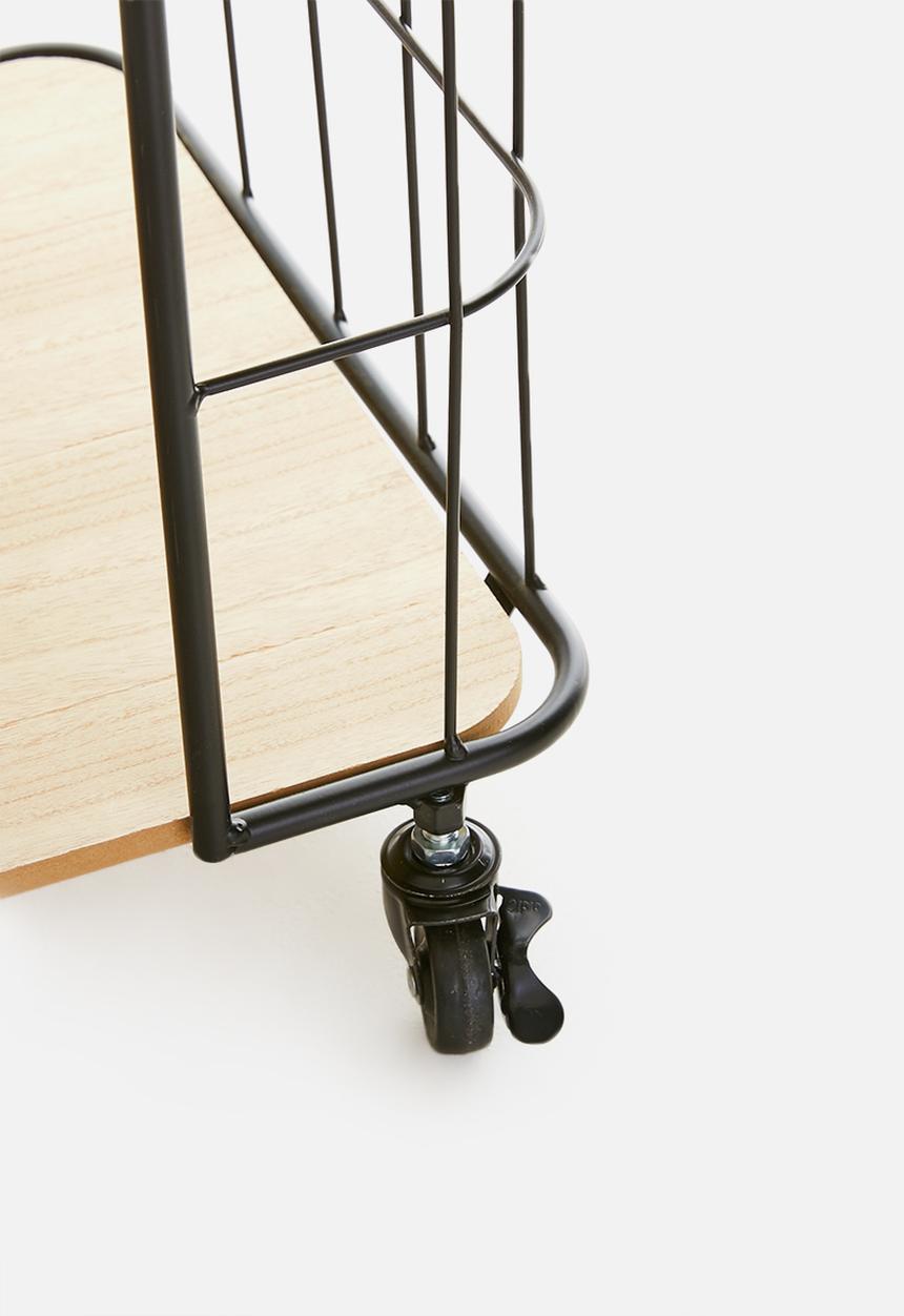 H&S - Metal display rack - black