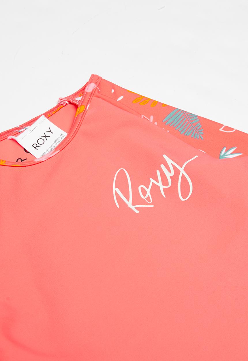 Roxy - Fruity shake long sleeve set lycra - coral 