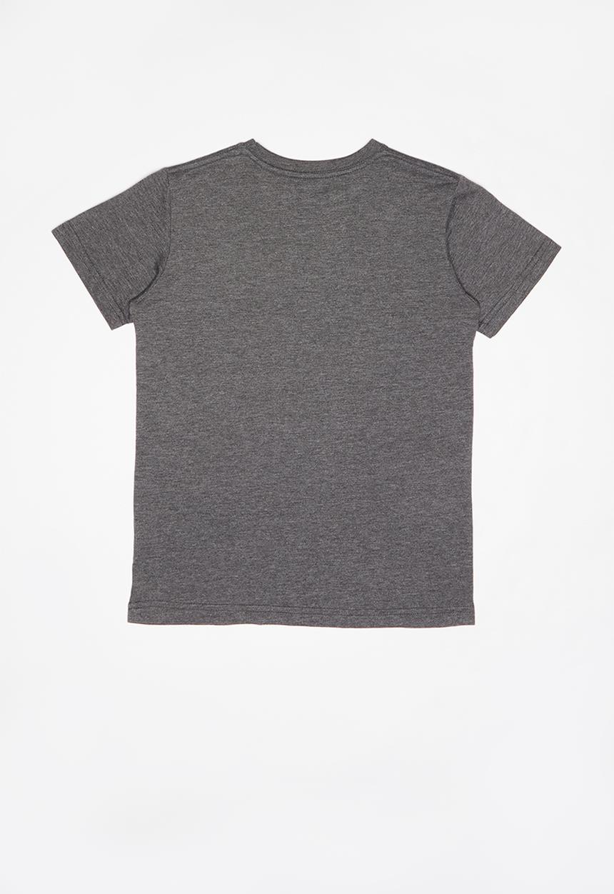 Quiksilver - Double threat short sleeve tee - charcoal