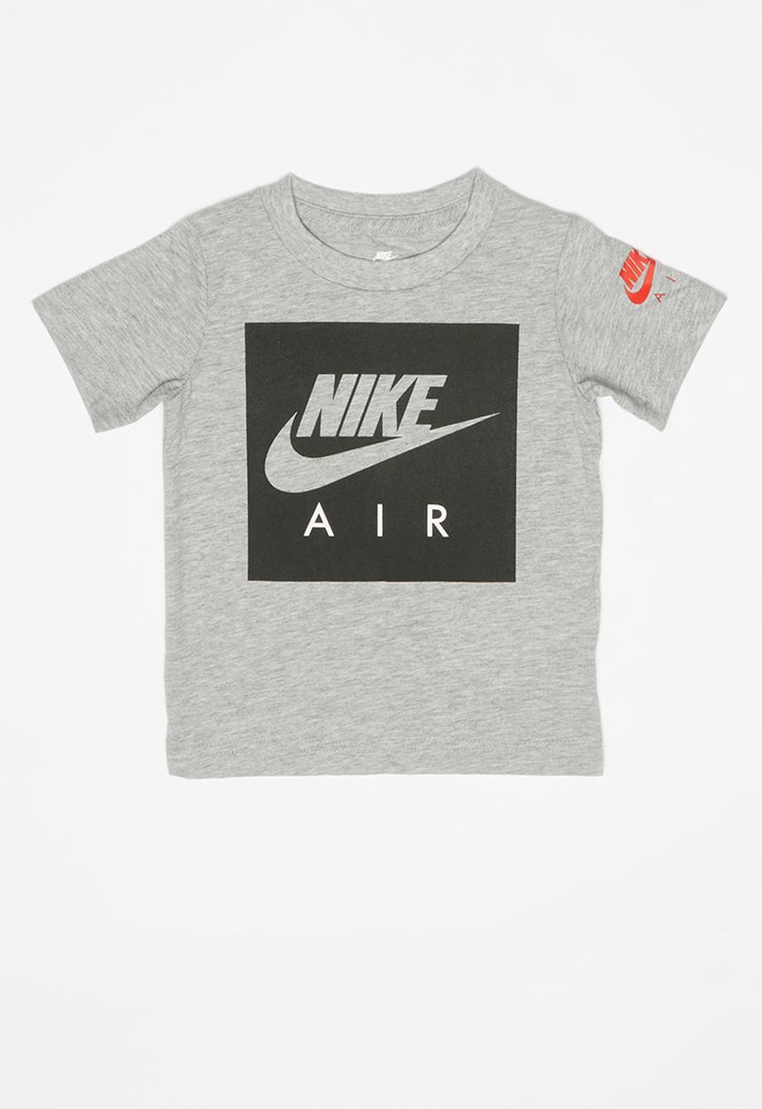 Nike - Air box logo short sleeve tee - grey