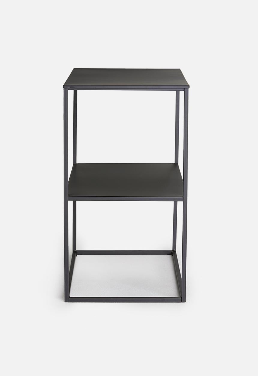 H&S - 2-layer side table small - black