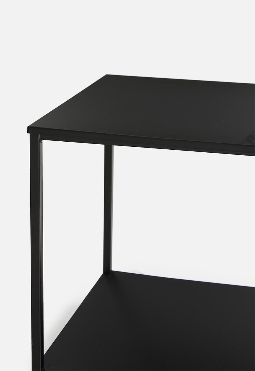 H&S - 2-layer side table small - black