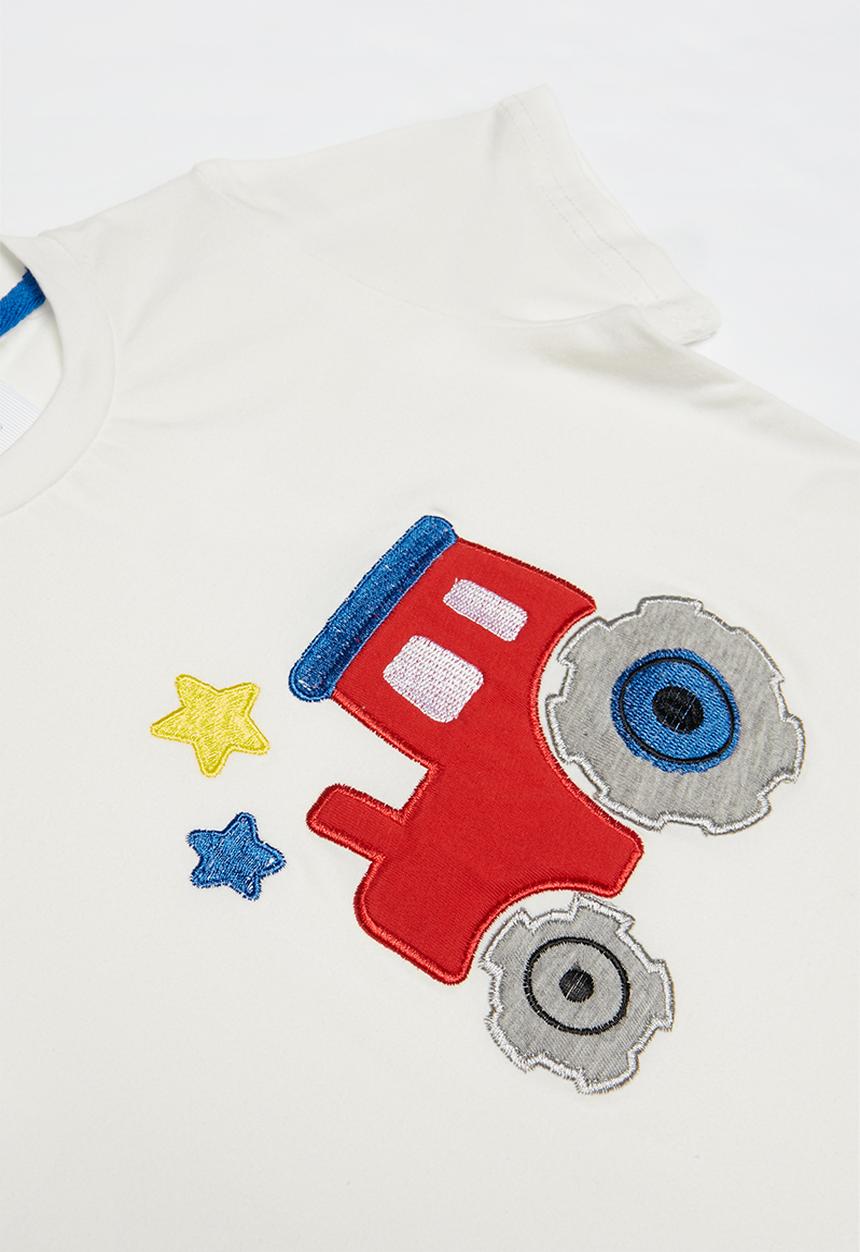 Pop Candy - Printed short sleeve tee - white