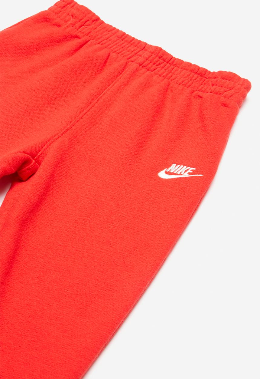 Nike - Nike air track top & jogger set - red & white