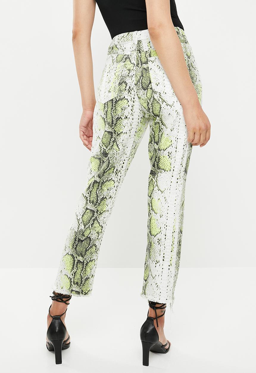 Missguided - Neon print wrath jean - multi 