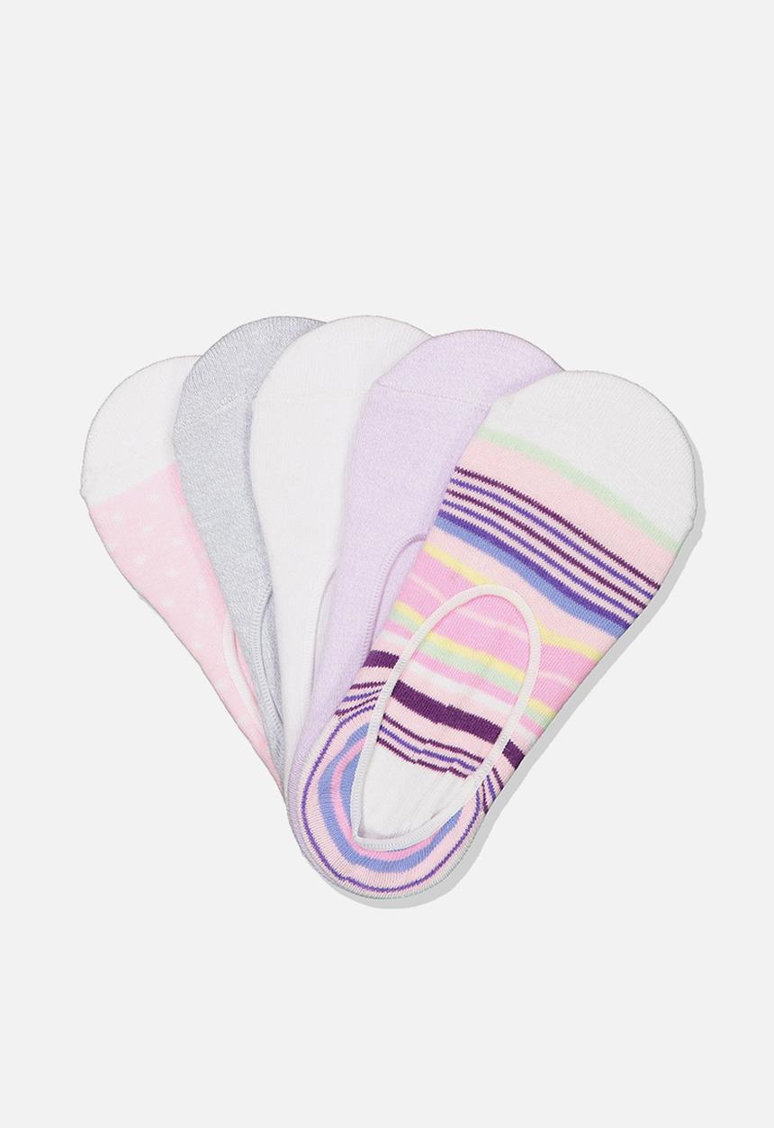 Cotton On - 5 pack low socks - multi