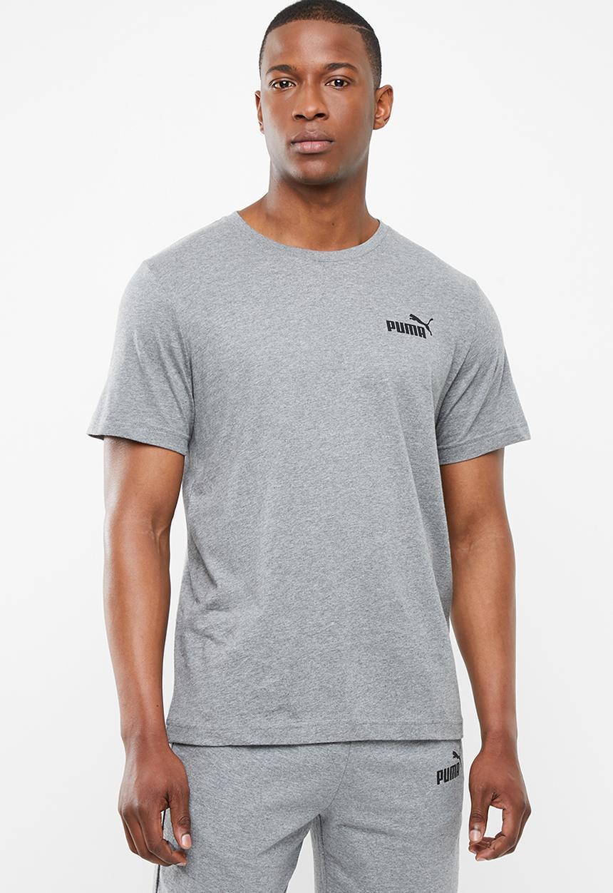 PUMA - Ess small logo shorts sleeve tee - grey