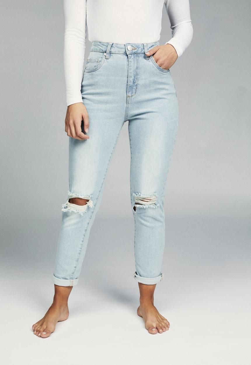 Cotton On - Stretch mom jean - blue