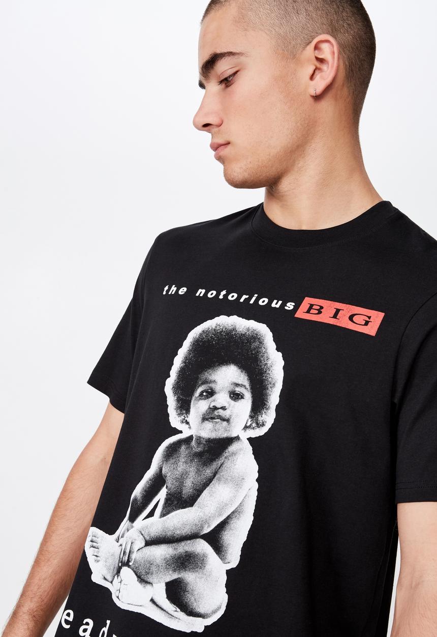 Cotton On - Biggie - ready to die tee - black
