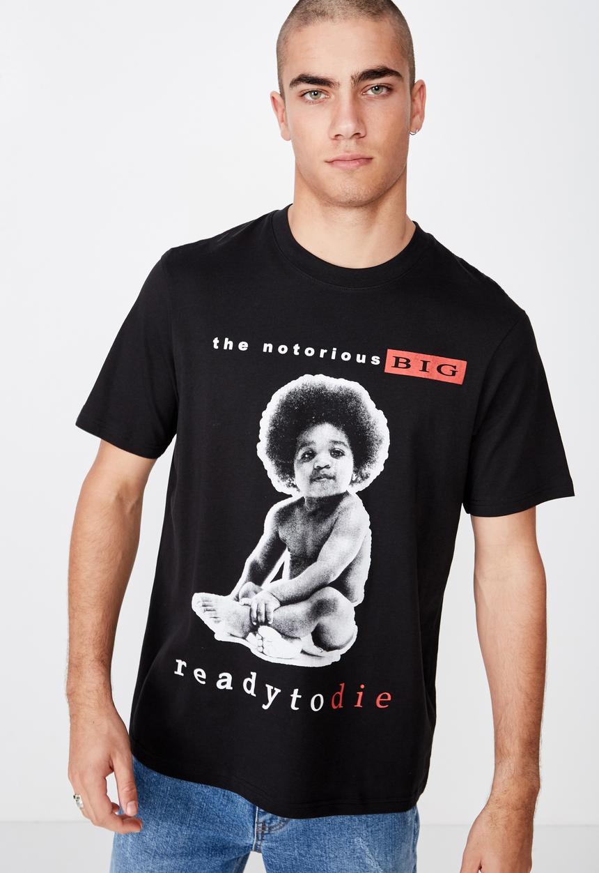 Cotton On - Biggie - ready to die tee - black