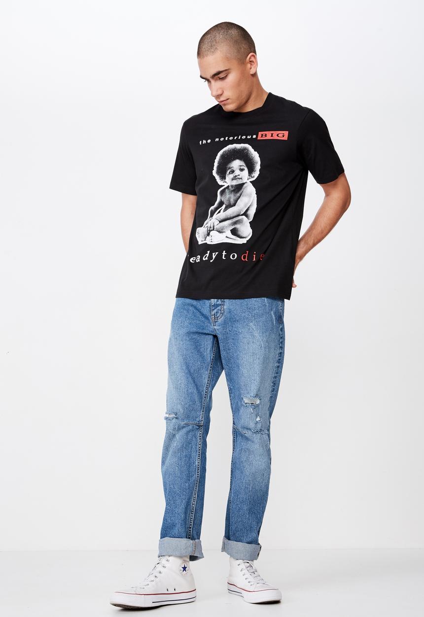 Cotton On - Biggie - ready to die tee - black