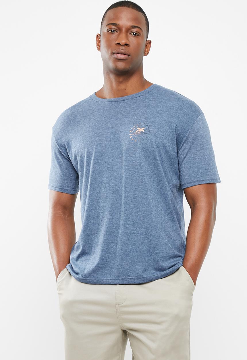 Billabong  - Where it's fine short sleeve tee - blue 