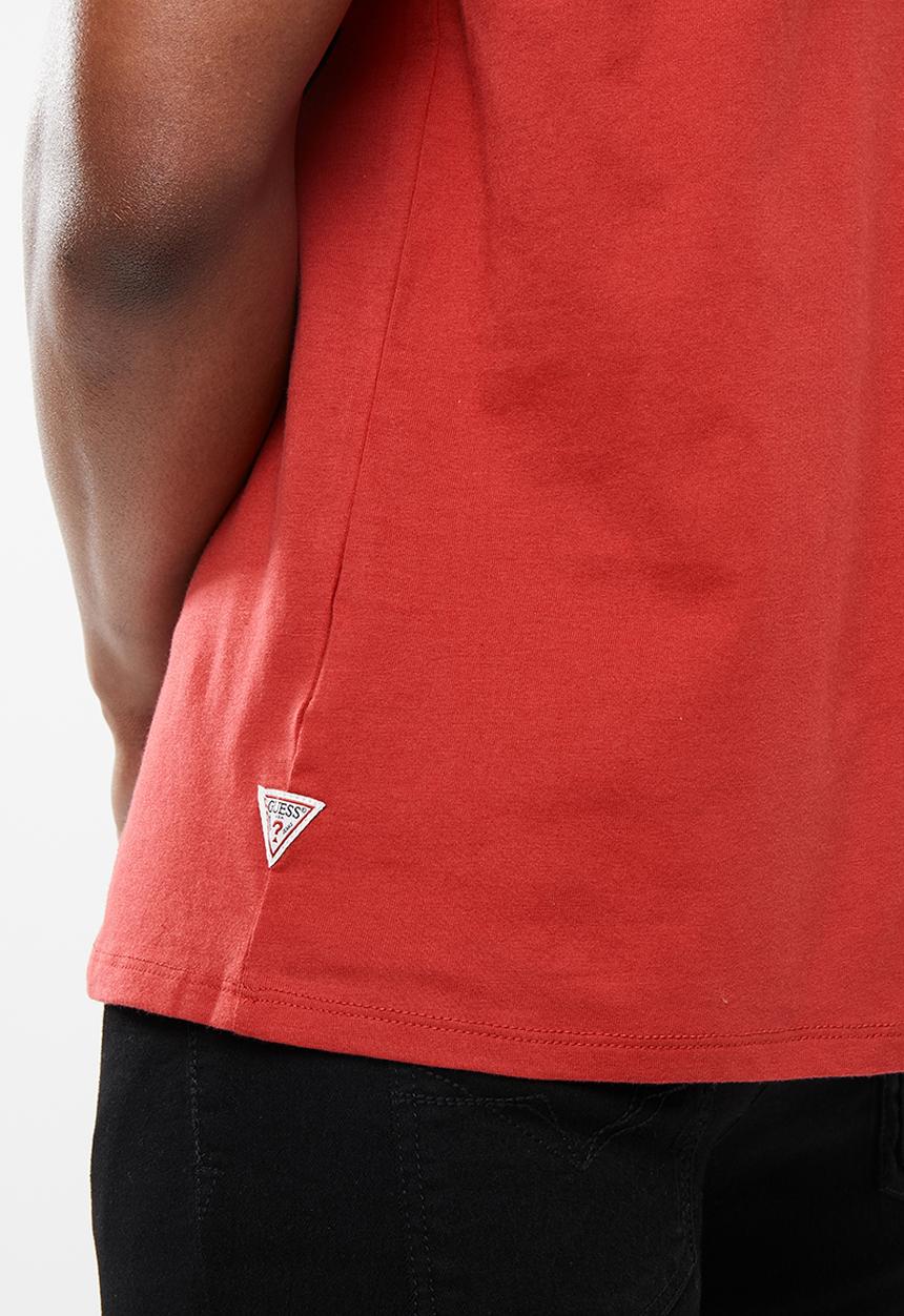 GUESS - Guess short sleeve la tee - red