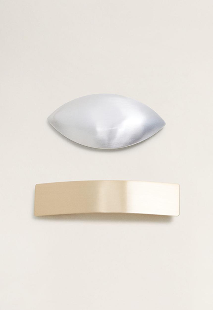 MANGO - Hairclip 2 set - gold