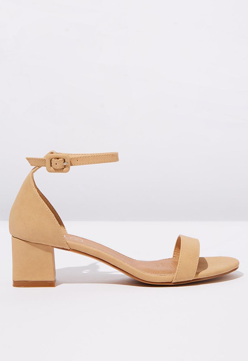 Cotton On - Lola low block heel - neutral