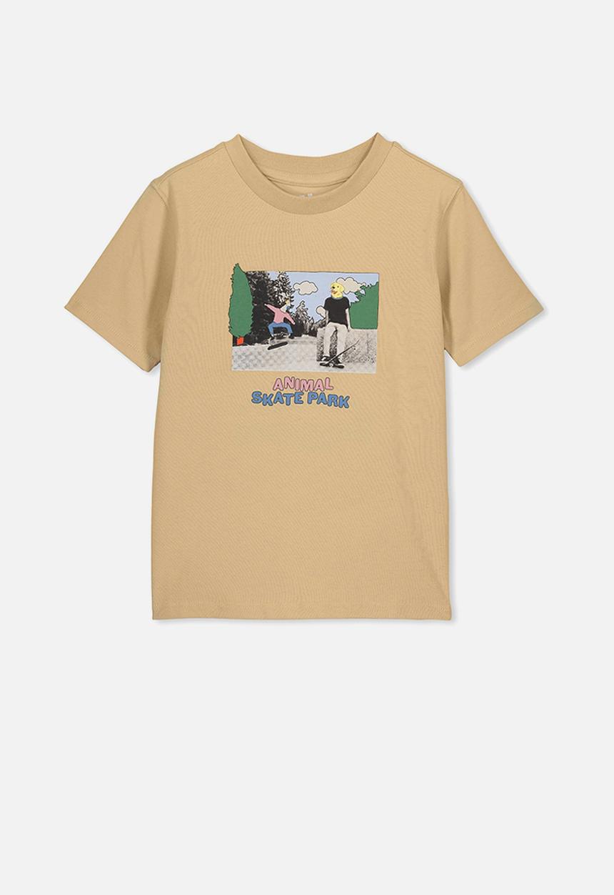 Cotton On - Max skater short sleeve tee - neutral