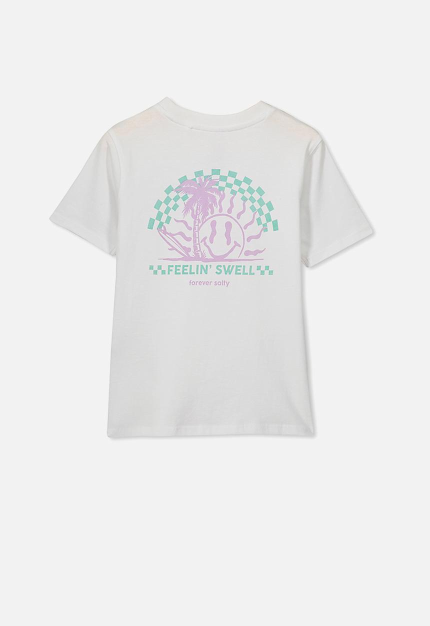 Cotton On - Max skater short sleeve tee - white