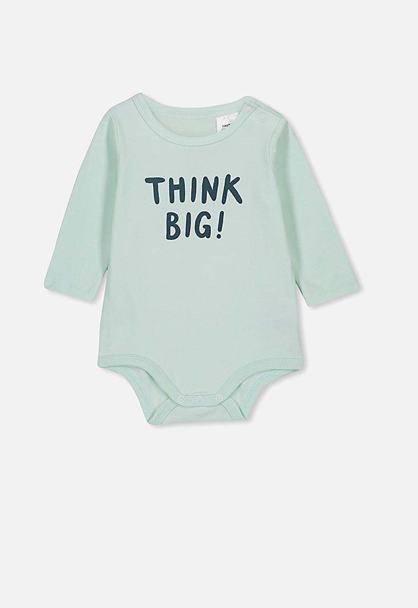 Cotton On - The long sleeve bubbysuit - green