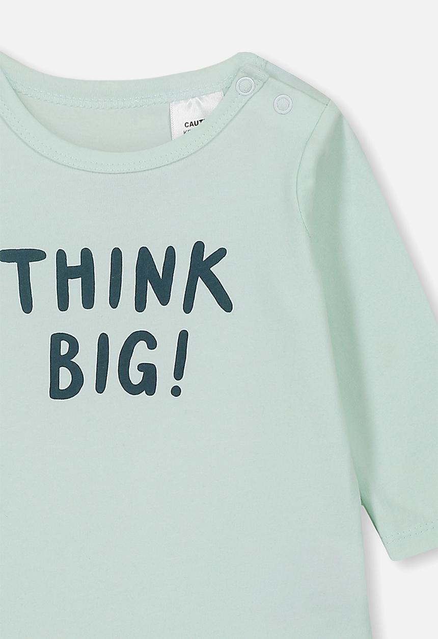 Cotton On - The long sleeve bubbysuit - green