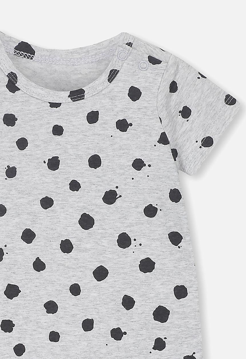 Cotton On - The short sleeve bubbysuit - grey