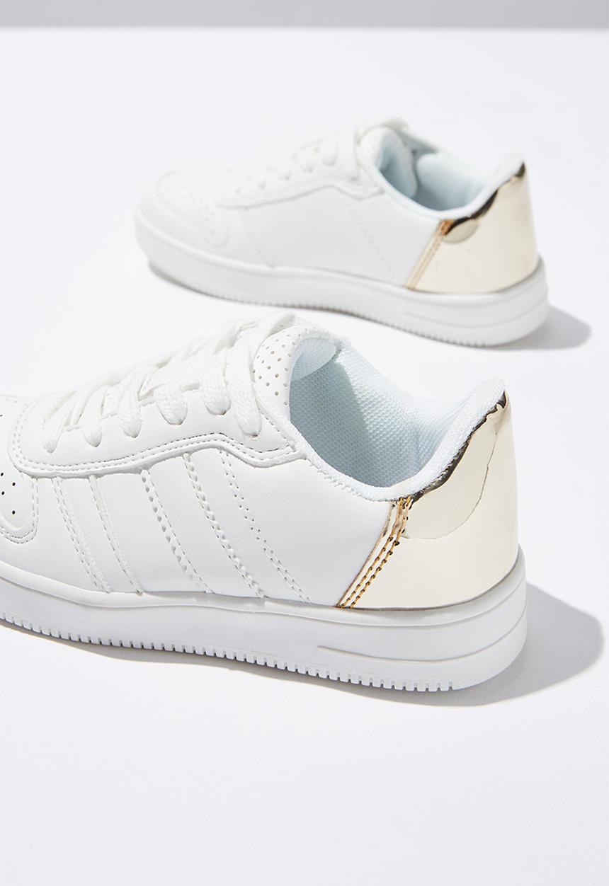 Cotton On - Spliced trainer - white & gold