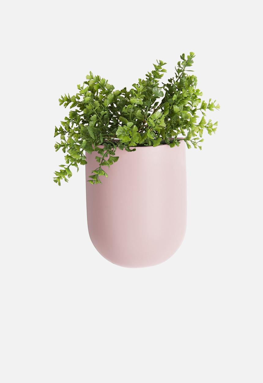 Present Time - Oval wall planter pot - pink