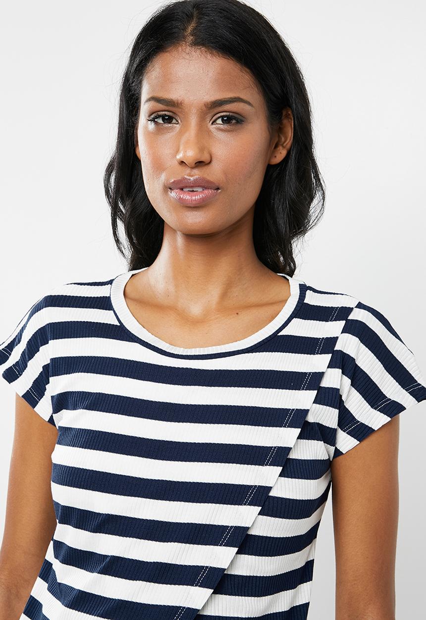 Superbalist - Feeding tee - navy & white