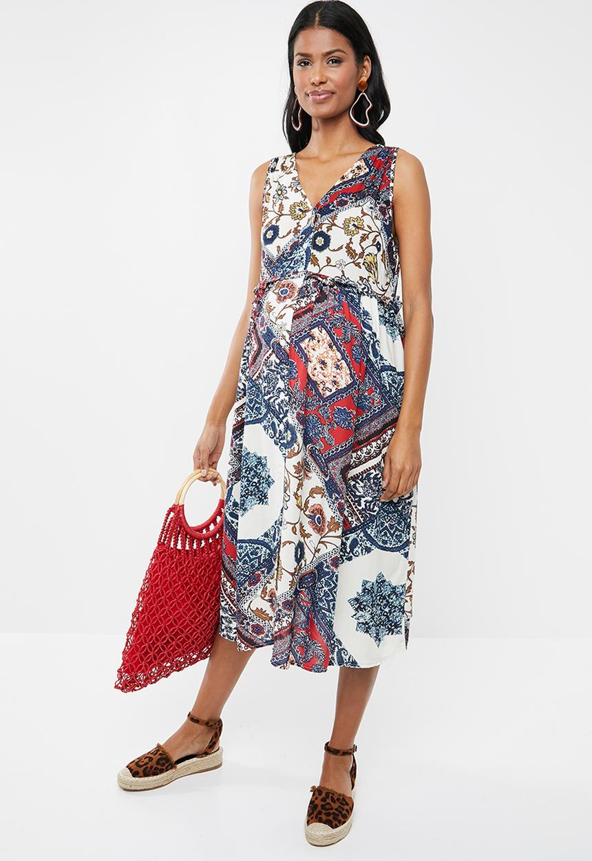 Superbalist - Mixed print dress - multi