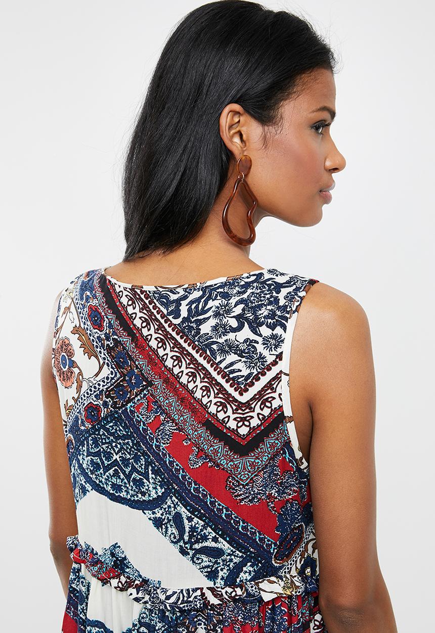 Superbalist - Mixed print dress - multi