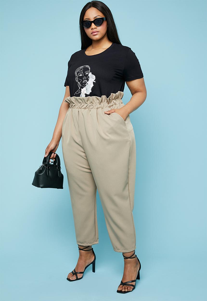 Superbalist - Placement printed T-shirt - black