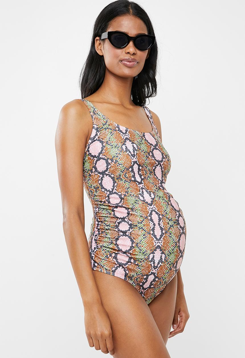 Superbalist - Scoop neck maternity one piece - multi